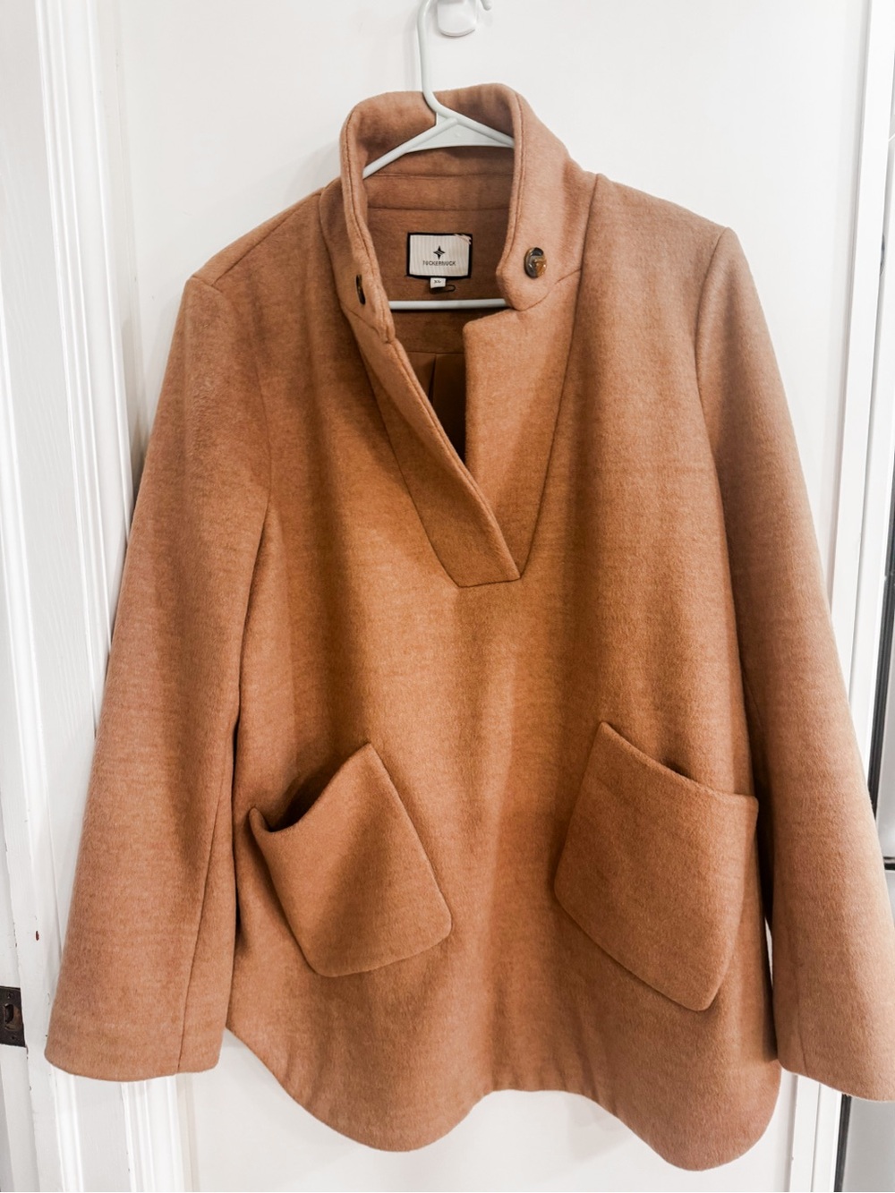 Tuckernuck Camel Wool Blend Popover